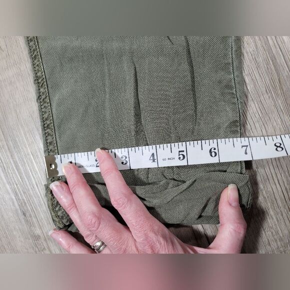 NWT 100% LYOCELL treasure and bond army green size 4 woman pant - Picture 4 of 8